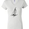 Women's Short Sleeve V-Neck T-Shirt Thumbnail