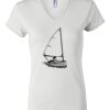 Women's Short Sleeve V-Neck T-Shirt Thumbnail