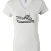 Women's Short Sleeve V-Neck T-Shirt Thumbnail