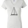 Women's Short Sleeve V-Neck T-Shirt Thumbnail