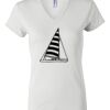 Women's Short Sleeve V-Neck T-Shirt Thumbnail