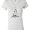 Women's Short Sleeve V-Neck T-Shirt Thumbnail