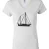 Women's Short Sleeve V-Neck T-Shirt Thumbnail