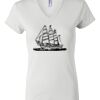 Women's Short Sleeve V-Neck T-Shirt Thumbnail