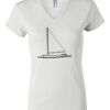 Women's Short Sleeve V-Neck T-Shirt Thumbnail