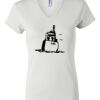 Women's Short Sleeve V-Neck T-Shirt Thumbnail