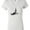 Women's Short Sleeve V-Neck T-Shirt Thumbnail