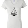 Women's Short Sleeve V-Neck T-Shirt Thumbnail