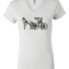 Women's Short Sleeve V-Neck T-Shirt Thumbnail