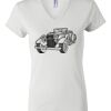 Women's Short Sleeve V-Neck T-Shirt Thumbnail