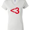 Women's Short Sleeve V-Neck T-Shirt Thumbnail