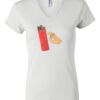 Women's Short Sleeve V-Neck T-Shirt Thumbnail