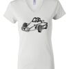 Women's Short Sleeve V-Neck T-Shirt Thumbnail