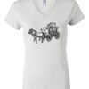 Women's Short Sleeve V-Neck T-Shirt Thumbnail