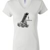 Women's Short Sleeve V-Neck T-Shirt Thumbnail