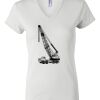 Women's Short Sleeve V-Neck T-Shirt Thumbnail