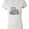 Women's Short Sleeve V-Neck T-Shirt Thumbnail