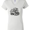 Women's Short Sleeve V-Neck T-Shirt Thumbnail