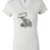 Women's Short Sleeve V-Neck T-Shirt Thumbnail