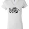 Women's Short Sleeve V-Neck T-Shirt Thumbnail