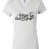 Women's Short Sleeve V-Neck T-Shirt Thumbnail