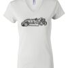 Women's Short Sleeve V-Neck T-Shirt Thumbnail