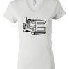 Women's Short Sleeve V-Neck T-Shirt Thumbnail