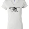 Women's Short Sleeve V-Neck T-Shirt Thumbnail