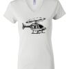 Women's Short Sleeve V-Neck T-Shirt Thumbnail