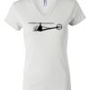 Women's Short Sleeve V-Neck T-Shirt Thumbnail