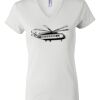 Women's Short Sleeve V-Neck T-Shirt Thumbnail