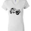 Women's Short Sleeve V-Neck T-Shirt Thumbnail