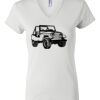 Women's Short Sleeve V-Neck T-Shirt Thumbnail