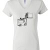 Women's Short Sleeve V-Neck T-Shirt Thumbnail