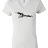 Women's Short Sleeve V-Neck T-Shirt Thumbnail