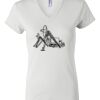 Women's Short Sleeve V-Neck T-Shirt Thumbnail