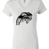 Women's Short Sleeve V-Neck T-Shirt Thumbnail