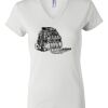 Women's Short Sleeve V-Neck T-Shirt Thumbnail