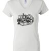 Women's Short Sleeve V-Neck T-Shirt Thumbnail