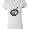 Women's Short Sleeve V-Neck T-Shirt Thumbnail