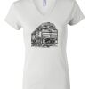 Women's Short Sleeve V-Neck T-Shirt Thumbnail