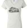 Women's Short Sleeve V-Neck T-Shirt Thumbnail