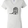 Women's Short Sleeve V-Neck T-Shirt Thumbnail