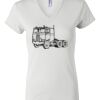 Women's Short Sleeve V-Neck T-Shirt Thumbnail