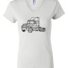 Women's Short Sleeve V-Neck T-Shirt Thumbnail