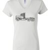 Women's Short Sleeve V-Neck T-Shirt Thumbnail