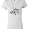 Women's Short Sleeve V-Neck T-Shirt Thumbnail