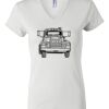 Women's Short Sleeve V-Neck T-Shirt Thumbnail