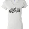 Women's Short Sleeve V-Neck T-Shirt Thumbnail