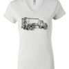 Women's Short Sleeve V-Neck T-Shirt Thumbnail